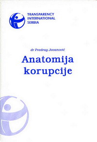 naslovna strana publikacije "anatomija korupcije"