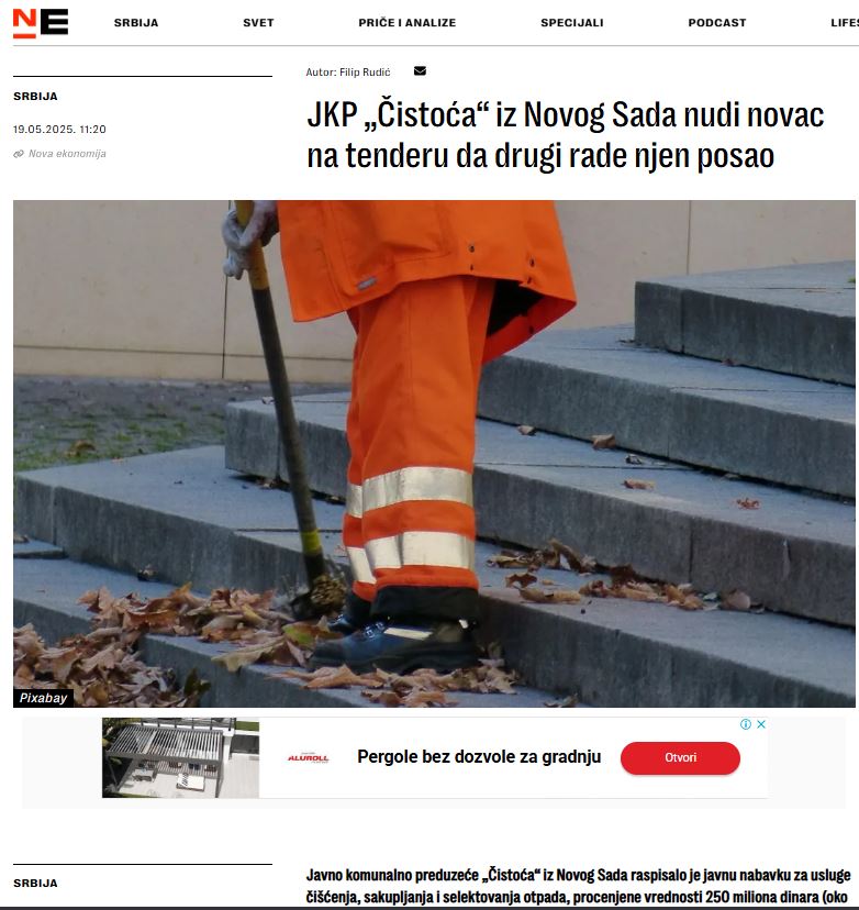 NE cistoca NS