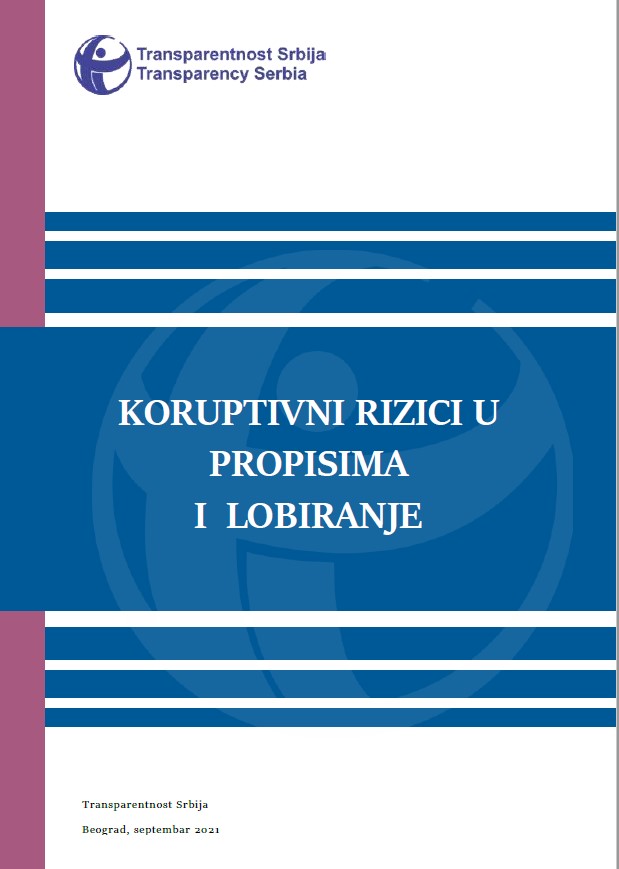 Koruptivni rizici u propisima i lobiranje u Srbiji