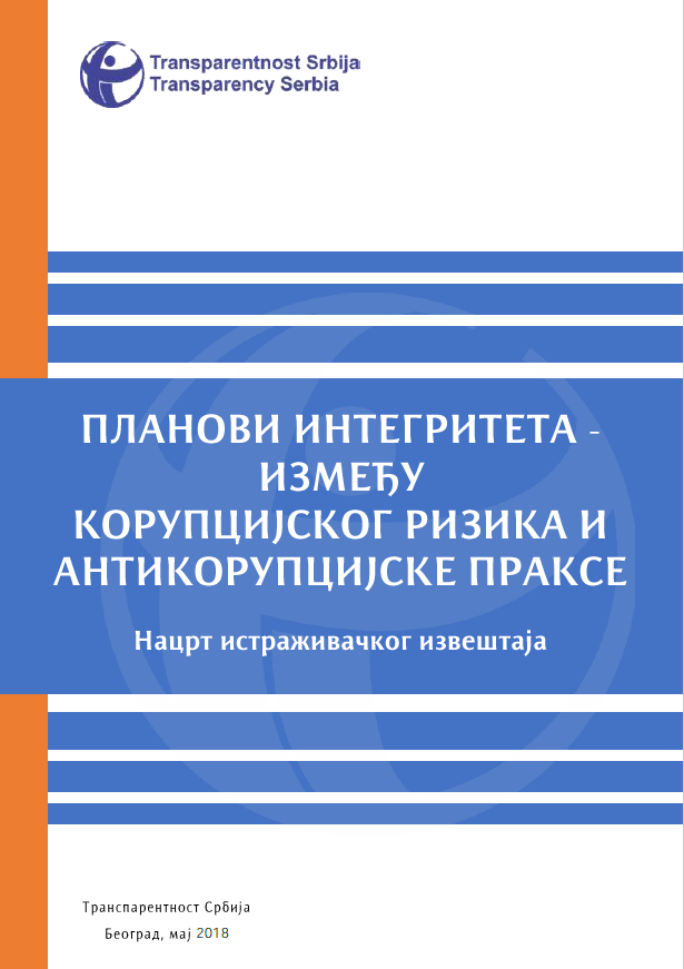 Planovi integriteta između korupcijskog rizika antikorupcijske prakse