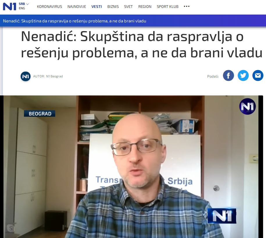 N1 live Skupština