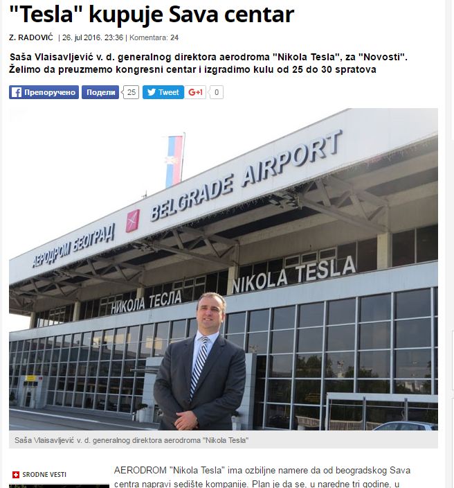 novosti aerodrom sc