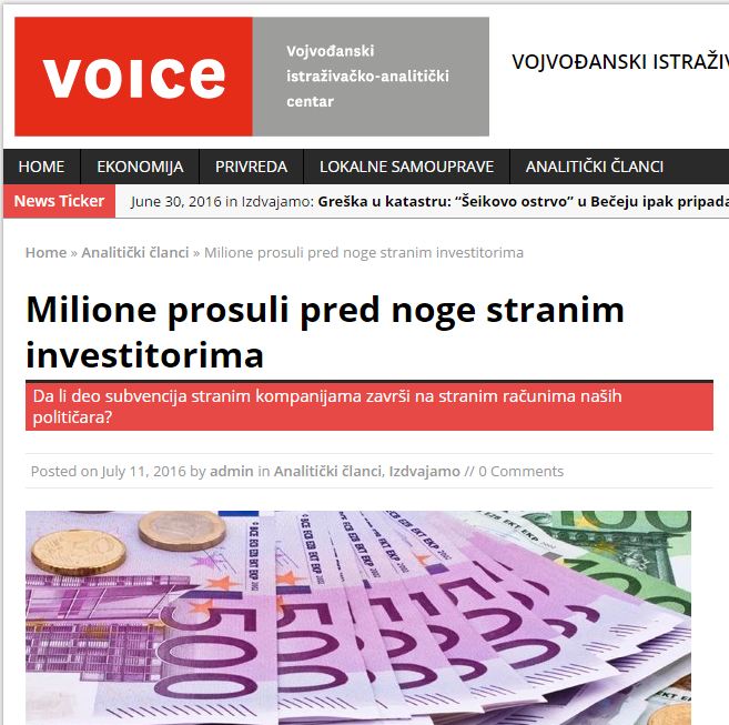 voice investitori